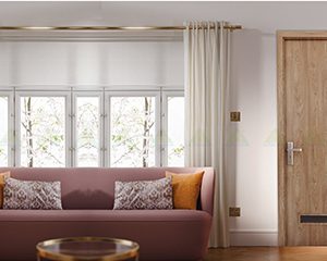 Cửa gỗ nhựa composite vệ sinh